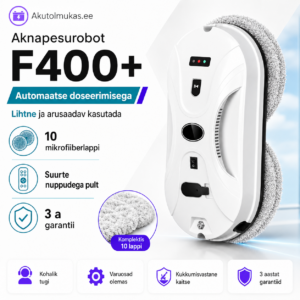 Aknapesurobot F400+