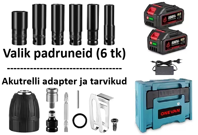 BL1800 PRO lisatarvikud