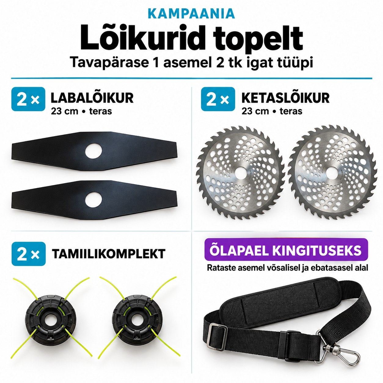 TrimPRO 2 akutrimmeri lõpumüügi kampaaniapilt