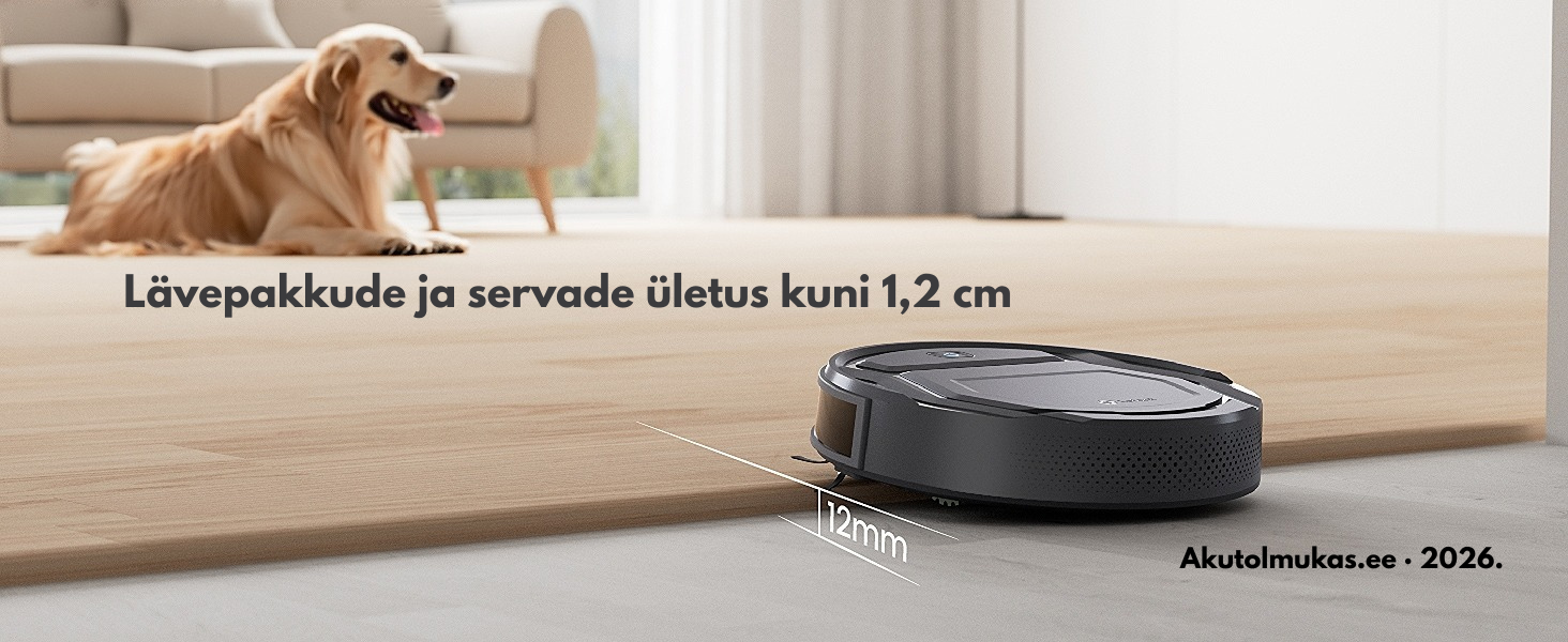 Lävepakkude ja servade ületus kuni 1,2 cm