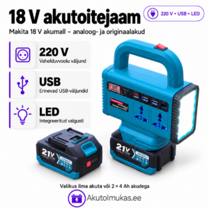 18 V SOS-toitejaam